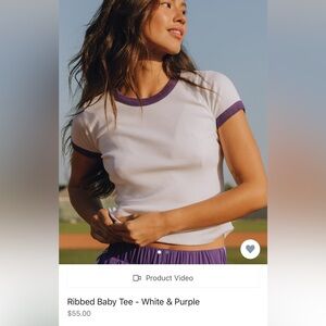 Daily Drills ribbed baby tee